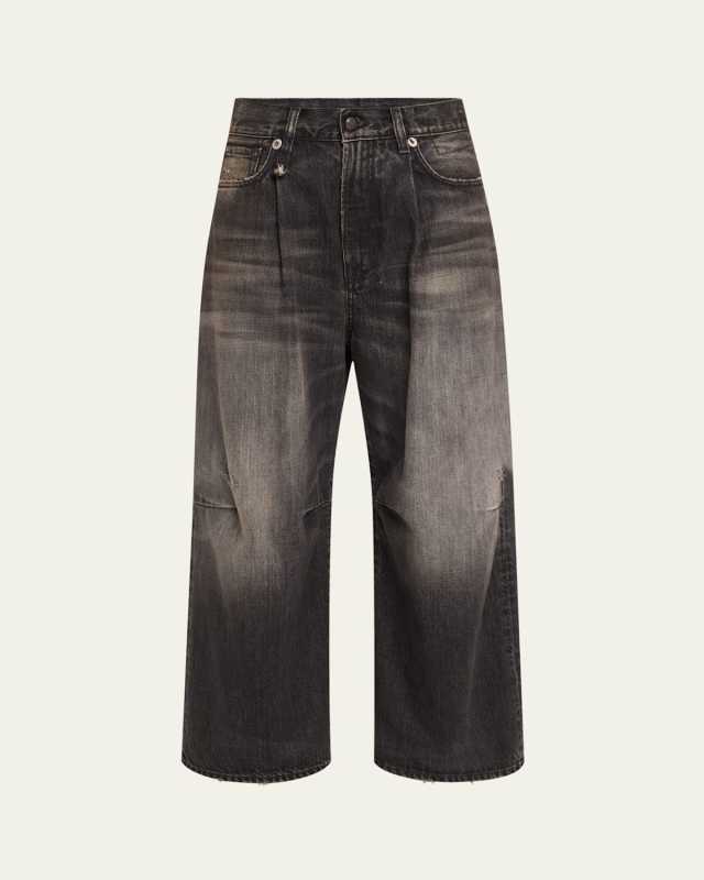 Cropped Wide-Leg Jeans
